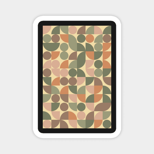 Random Shapes - Pattern #5 Magnet by Trendy-Now