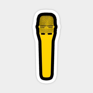 Yellow mic Magnet