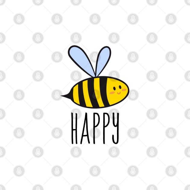 Be happy, bee happy by beakraus
