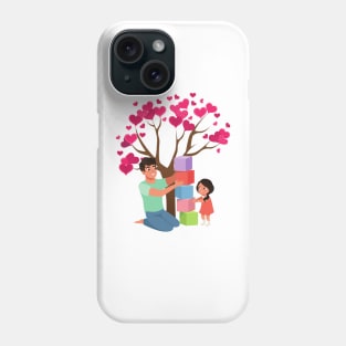 Dad - Daughter Love Tree Phone Case