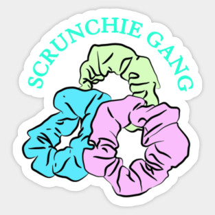 Scrunchie Stickers Teepublic