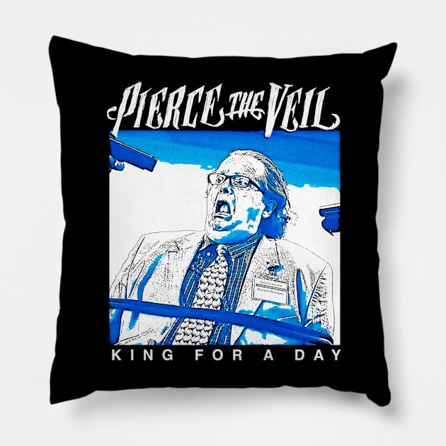 King For a Day Pierce The Veil Pillow by Fatdukon