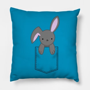 Cute bunny in your pocket Pillow