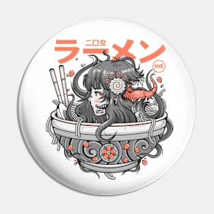 Ramen Yokai Girl Pin