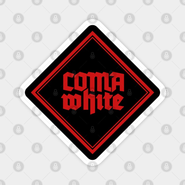 COMA WHITE Magnet by artslaves