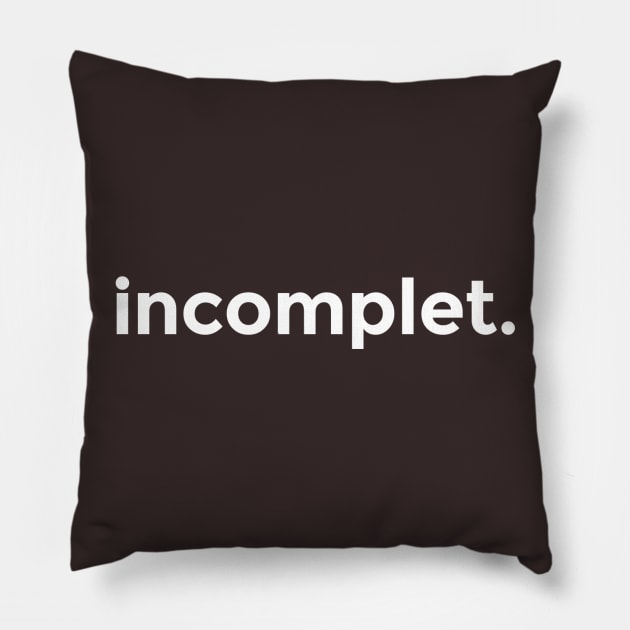 incomplet. Pillow by codeWhisperer