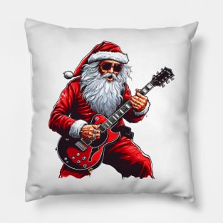 Guitar Santa Pillow