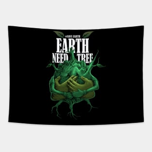 earth need a tree Tapestry