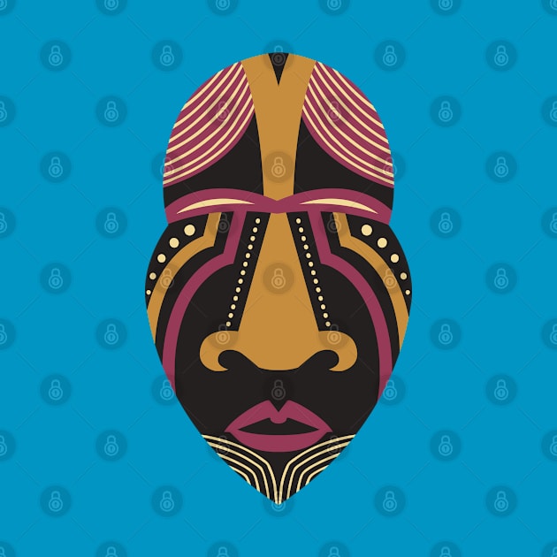 African mask No. 2 by Urbanic