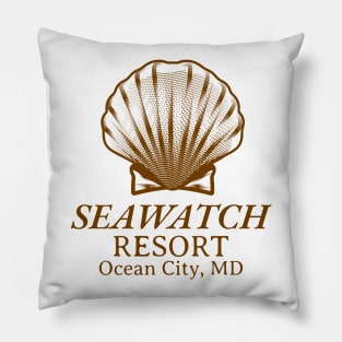 Seawatch Resort Ocean City Md Seashell Design Pillow