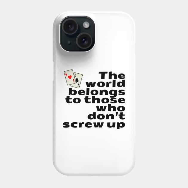 Hearts Over Clubs - Winning Hand Phone Case by vk09design