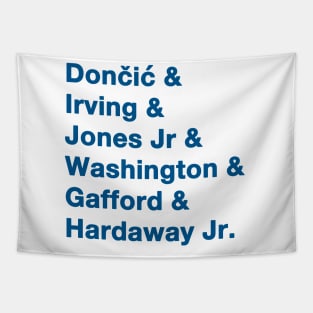 Mavs '23-'24 playoff squad Tapestry