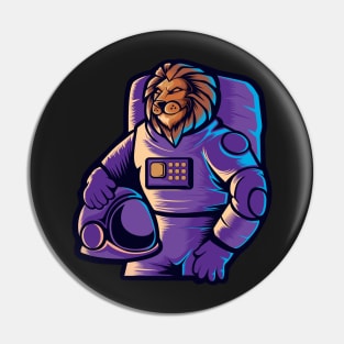 Lion King Astronaut Pin