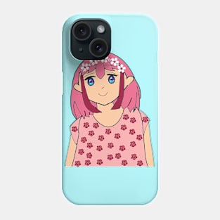 Pink Hair Anime Girl Phone Case