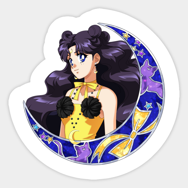 Human Luna Sailor Moon Sticker Teepublic