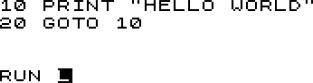 ZX81 Hello World Magnet