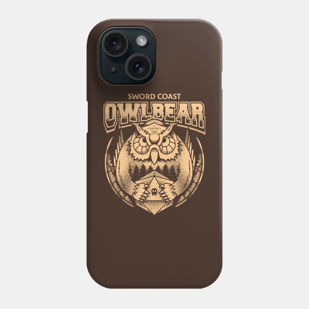 OwlBear Phone Case by logozaste