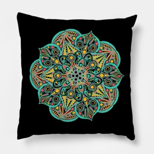 Owl Mandala Pillow