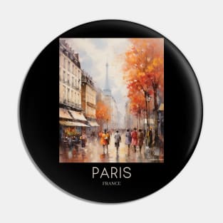 An Impressionist Painting of Paris - France Pin