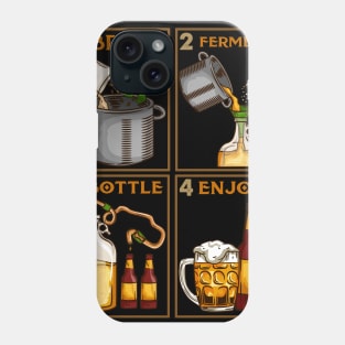 Home Brewing Gift for a Craft Beer Lover graphic Phone Case