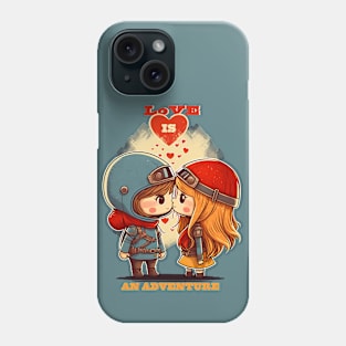 Love is an adventure | valentines day Phone Case