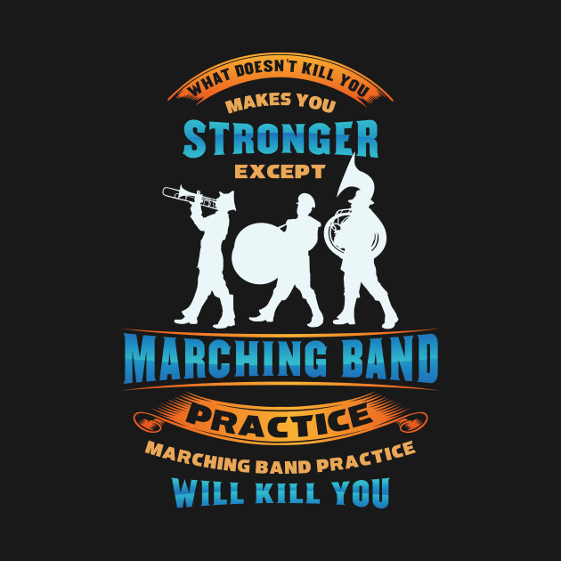 Funny Marching band shirts by Nowhereman78