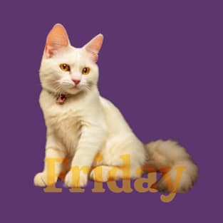 Friday cat!. Already there! T-Shirt