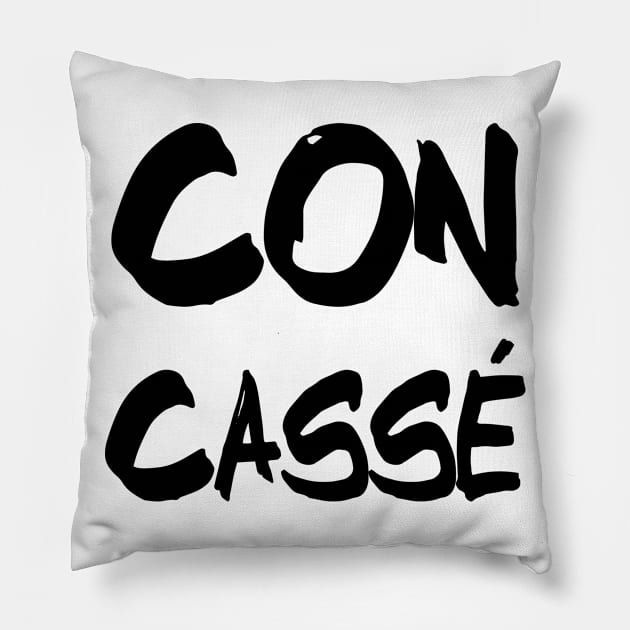 Con Cassé Pillow by nathalieaynie