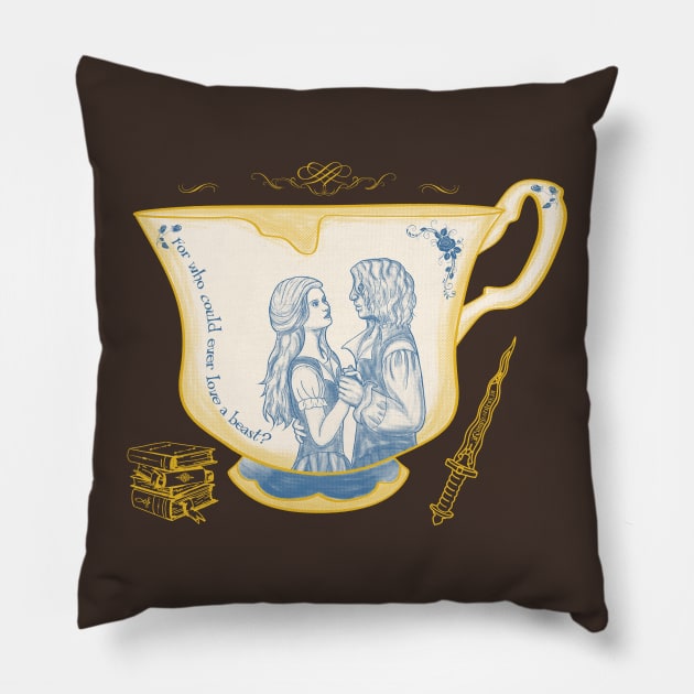 Chipped Cup Pillow by LimitLyss