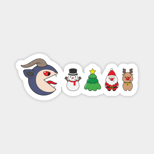 Krampus Man Magnet