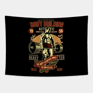 Vintage Body Building Tapestry