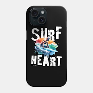 Surf heart Phone Case