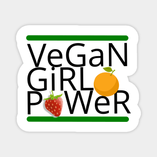 Vegan Girl Power Magnet
