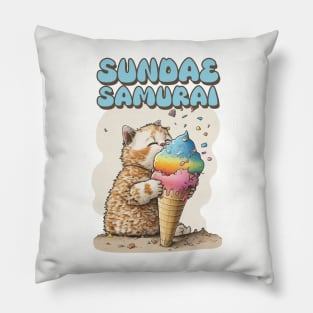 Sundae Samurai Pillow