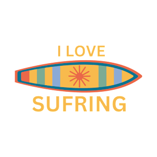 I Love Surfing T-Shirt