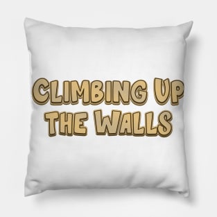 Climbing Up the Walls (radiohead) Pillow