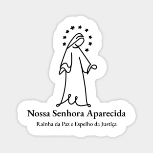 Our Lady of Aparecida (Nossa Senhora da Conceição Aparecida) 9B Magnet