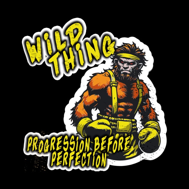 Wild Thing Boxing Tee by Insaneluck