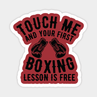 Boxing lessons Magnet