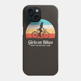 Girl on bike Phone Case