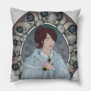 Bloodborne art nouveau - Iosefka Pillow