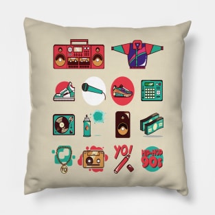 Hip Hop 90s Pillow