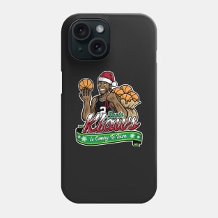 Santa Klaws Is Coming To Town Phone Case