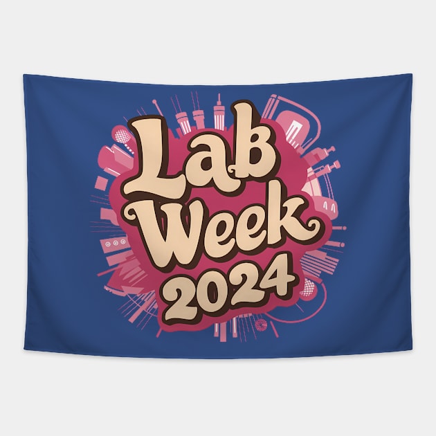 Lab Week 2024 Lab Week 2024 Tapestry TeePublic