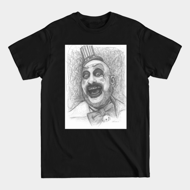 Disover Captain Spaulding - Horror Portrait - Captain Spaulding - T-Shirt