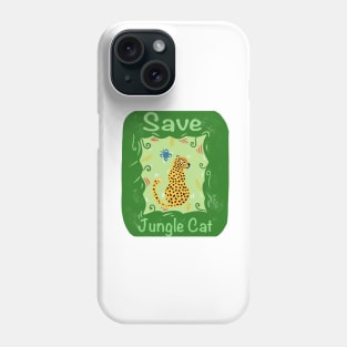 Jungle cat Phone Case