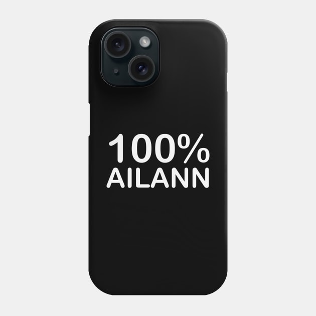 Ailann name wife birthday gifts from husband what i love. Phone Case by BlackCricketdesign