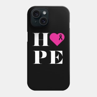 Breast Cancer Awareness Support Pink Ribbon Phone Case