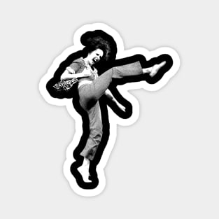 Sally Omalley - I'm 50 i like to kick, streth, and kick! Magnet