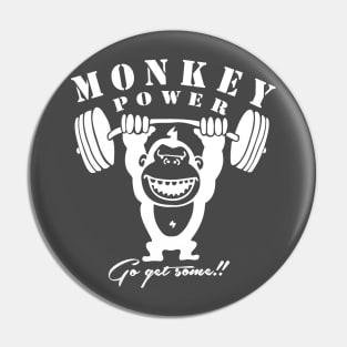 Monkey Power - Go Get Some Pin